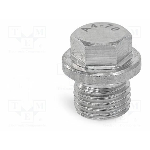 ELESA+GANTER Hexagon head screw plug; without