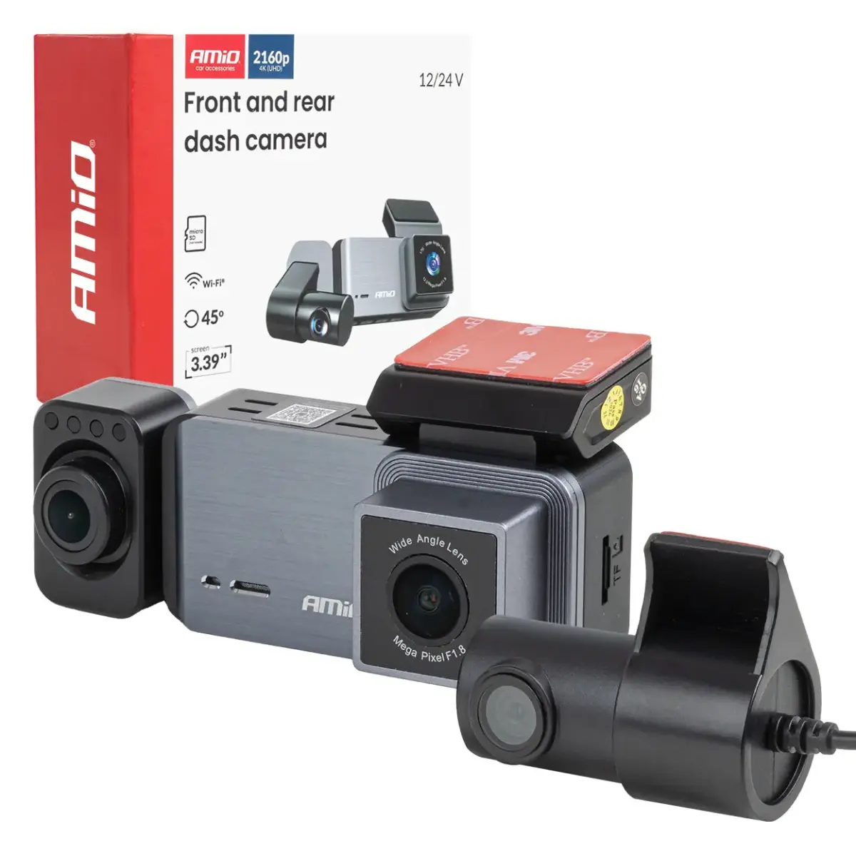Videoreģistrators Dash Cam 4K + 1K