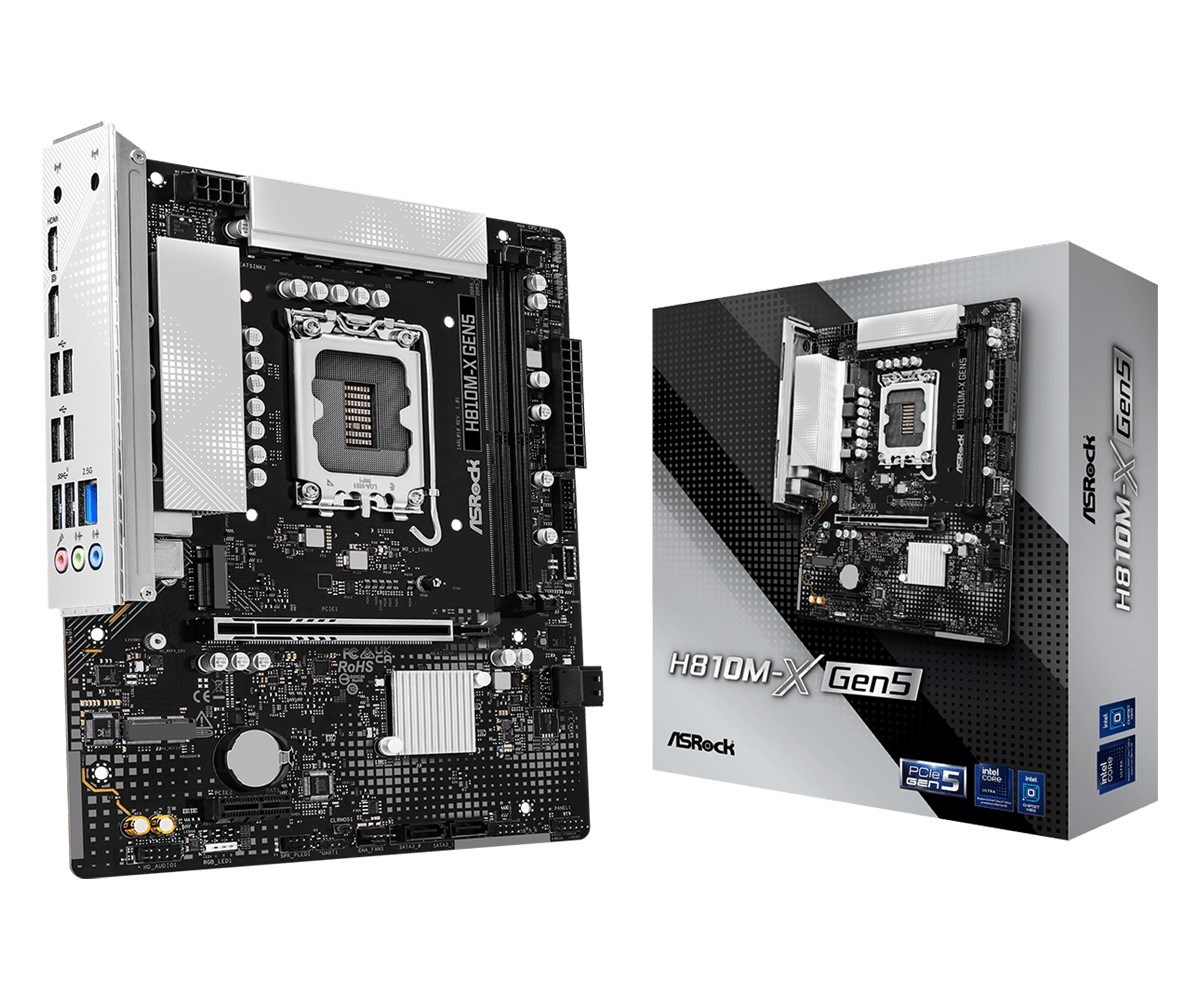 Asrock H810M-X Gen5 Intel H810 LGA