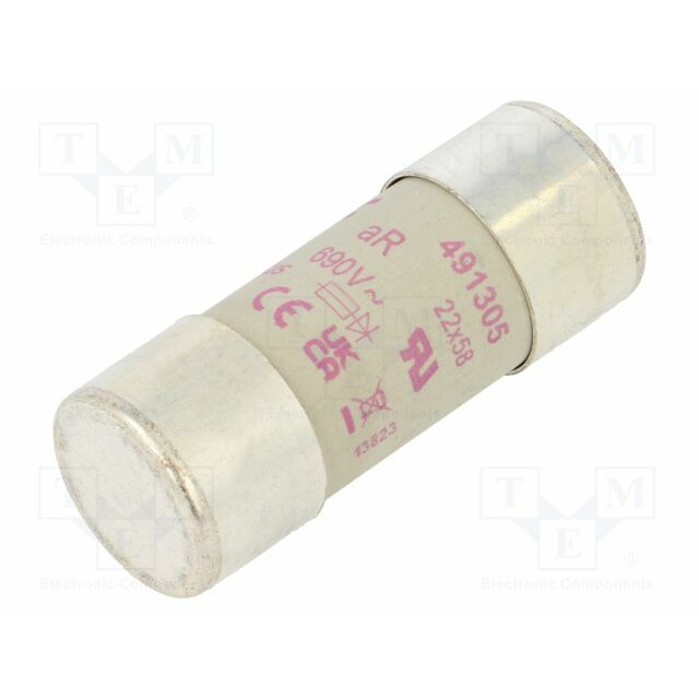 DF ELECTRIC Fuse: fuse; 22x58mm; ceramic