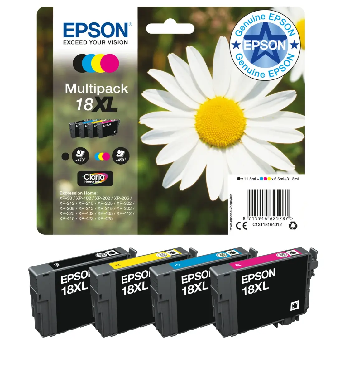 Epson Daisy C13T18014012 tintes kārtridžs 1