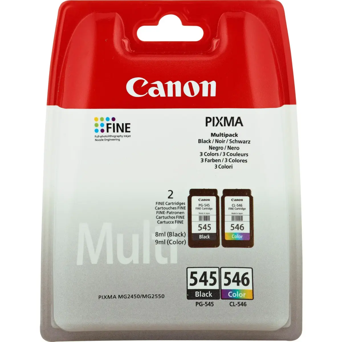 Canon PG-545/CL-546 Multi pack Tintes Kārtridži