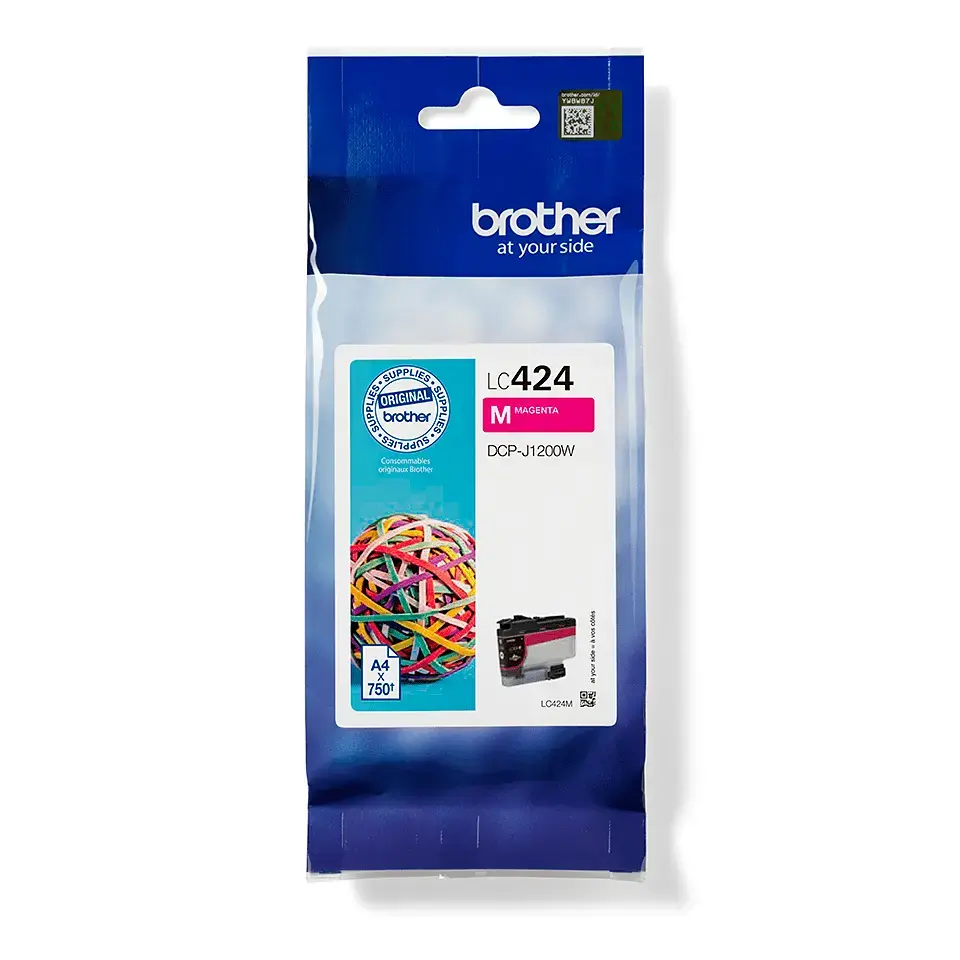 BROTHER LC-424M Sarkanās tintes kasete 750lpp