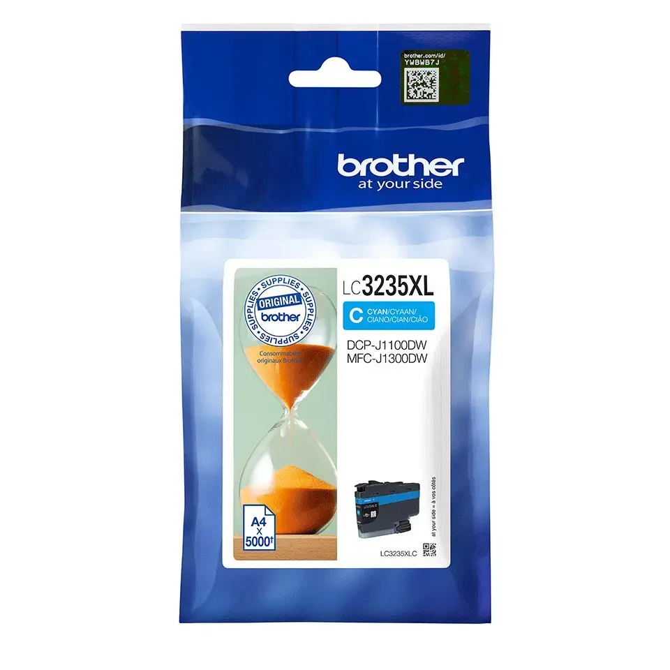 BROTHER LC-3235XLC Zilās tintes kasete 5