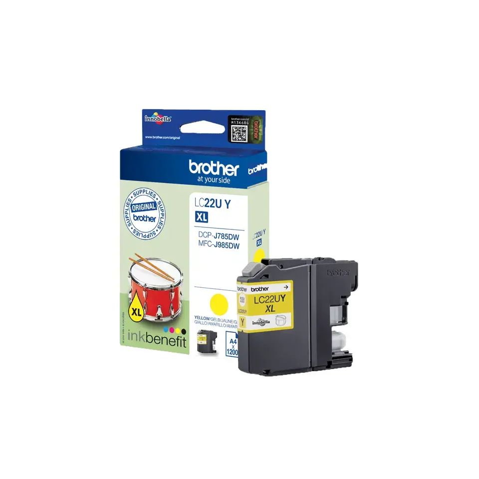 BROTHER LC-22UY Ink cartridge yellow |