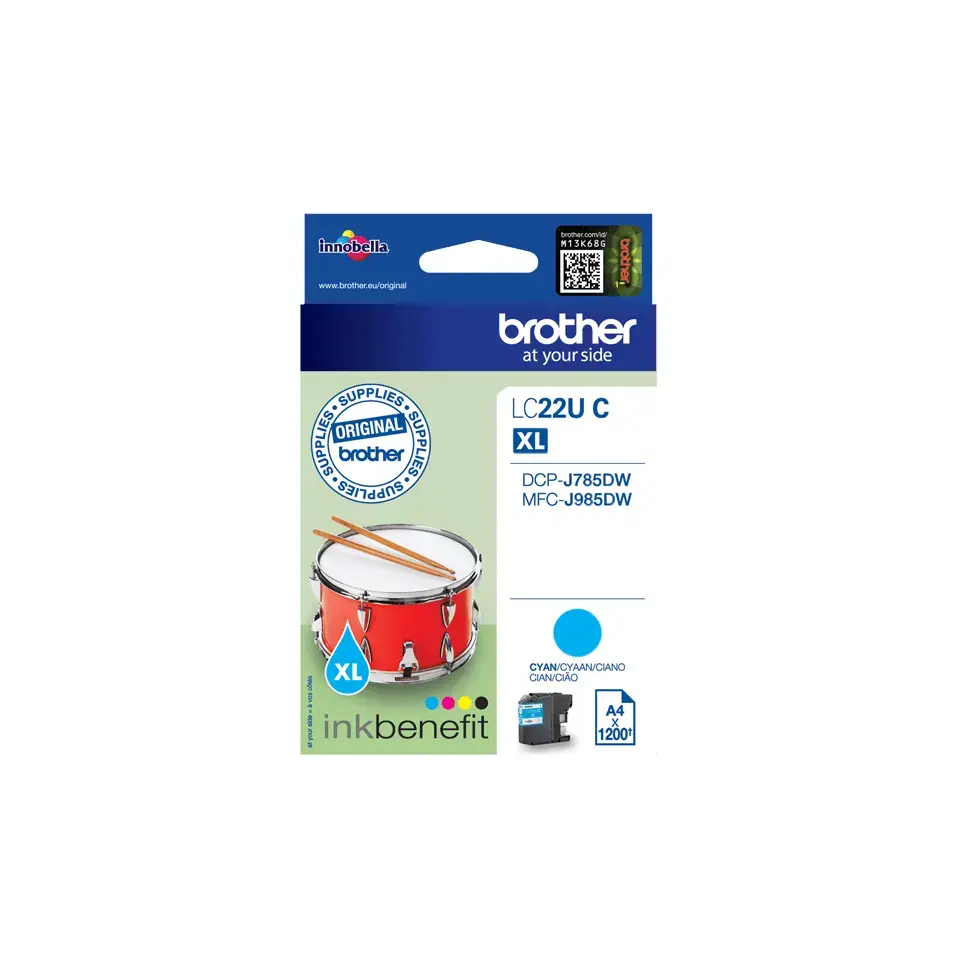 BROTHER LC-22UC Ink cartridge cyan |