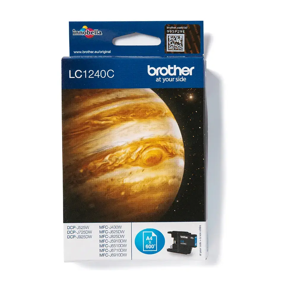 BROTHER LC1240C Ink cyan 600pages |