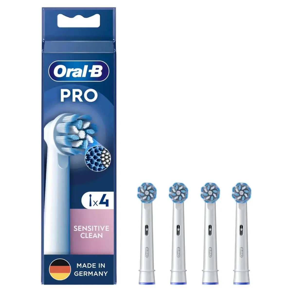 Oral-B Sensitive Clean 4-pack Hvid |