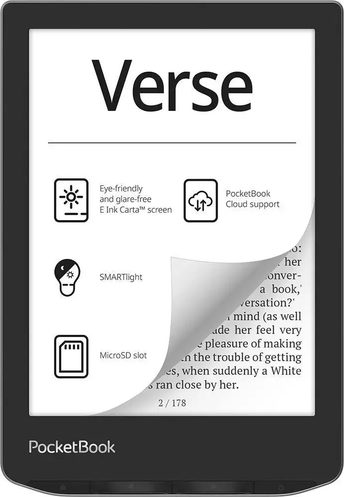 PocketBook Verse (629) szary | PB629-M-WW