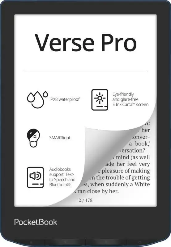PocketBook Verse Pro E-Grāmata | PB634-A-WW