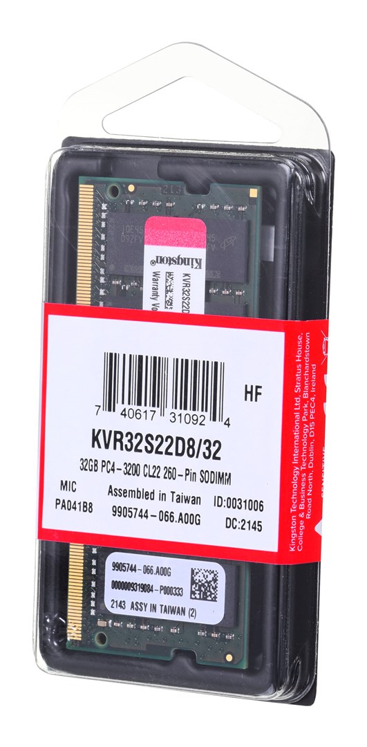 Kingston Technology ValueRAM KVR32S22D8/32 memory module