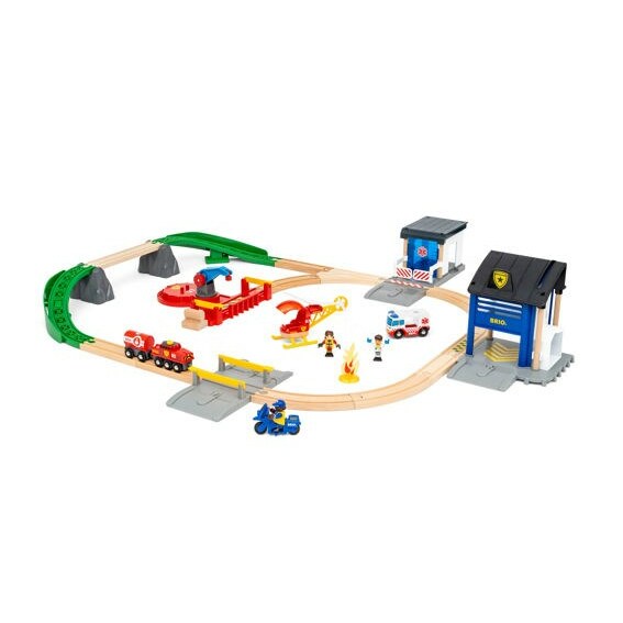 BRIO Rescue Team Train Set |