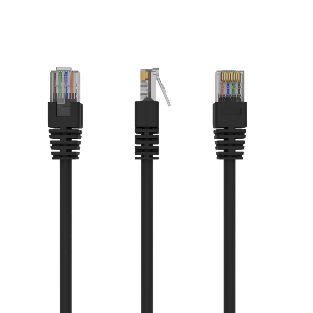 PATCH CABLE CAT5E UTP 10M/BLACK PP12-10M/BK