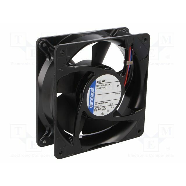 EBM-PAPST Fan: DC; 119x119x38mm; axial; 12VDC