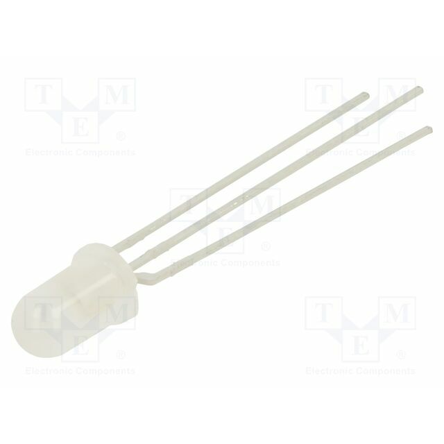 LITEON LED; red/green; 5mm; 30÷140mcd; 30°