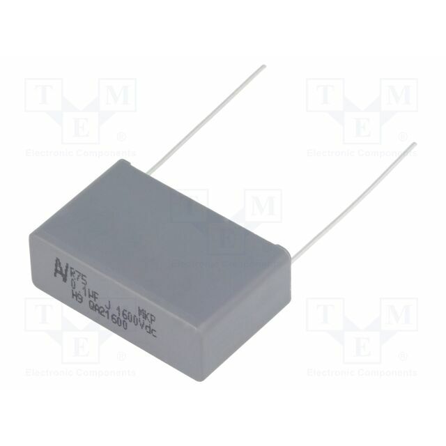 KEMET Capacitor: polypropylene; R75; 100nF; 1