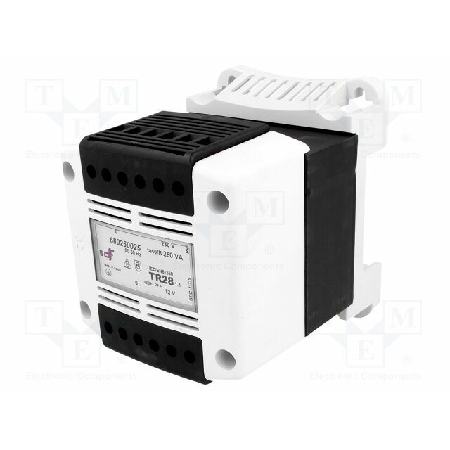 DF ELECTRIC Transformer: mains; 250VA; 230VAC