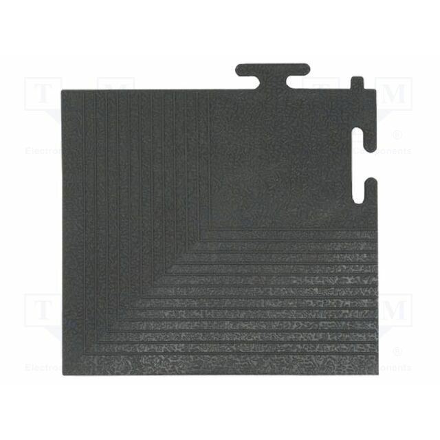 STATICTEC Mat: floor; antislip; ESD; grey