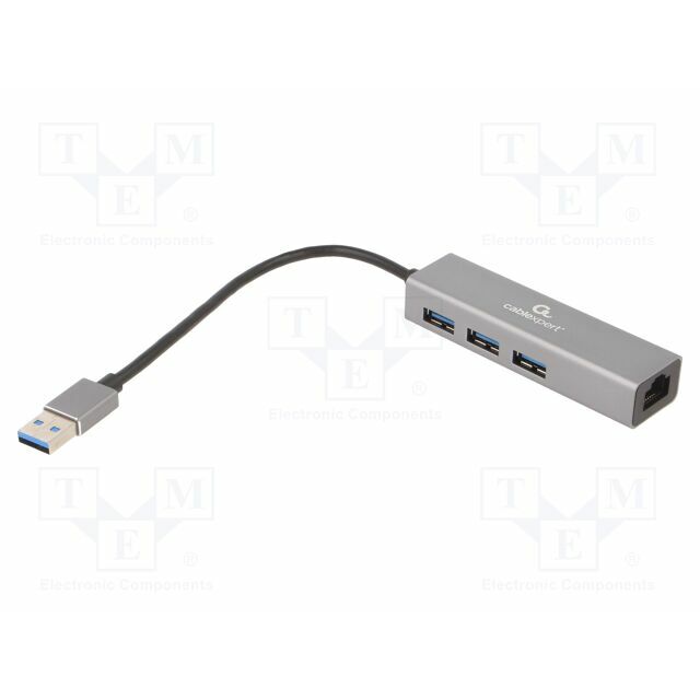GEMBIRD Hub USB; RJ45 socket,USB