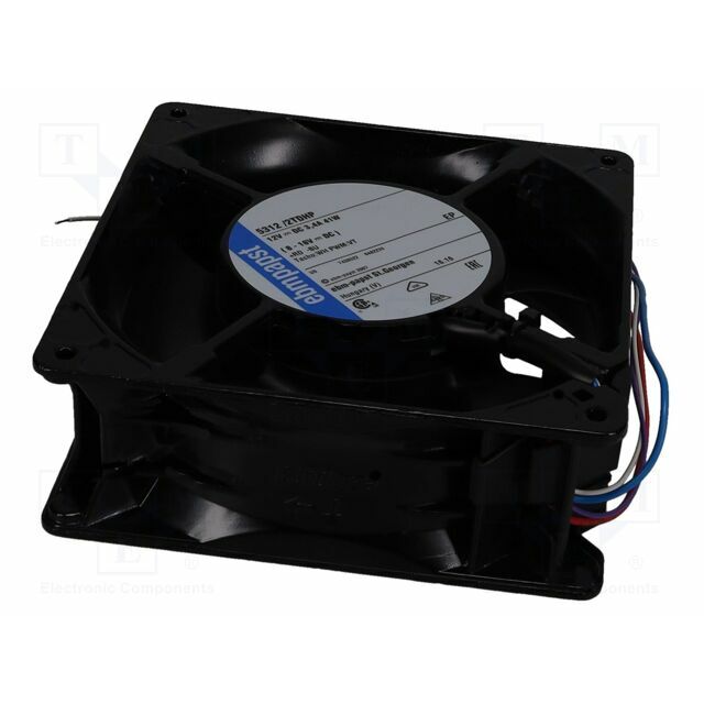 EBM-PAPST Fan: DC; axial; 12VDC; 140x140mm