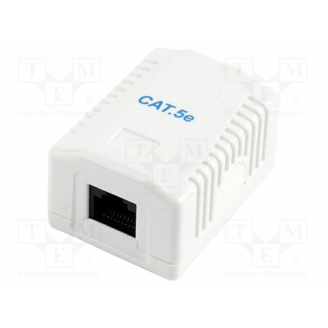 CABLE ACC MOUNT BOX CAT5E/NCAC-1U5E-01 GEMBIRD