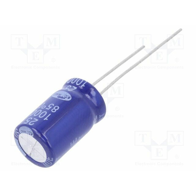 SAMWHA Capacitor: electrolytic; THT; 1000uF; 25VDC