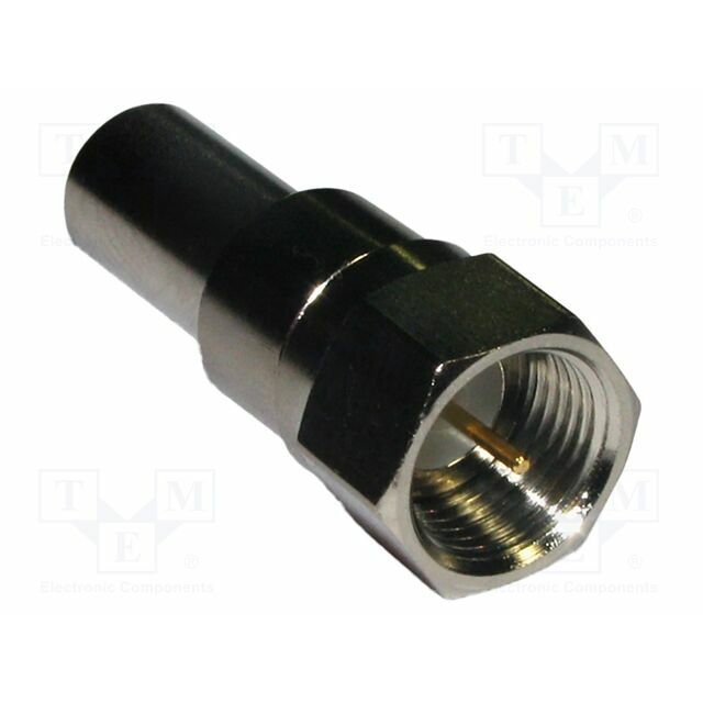 AMPHENOL RF Connector: F; plug; male