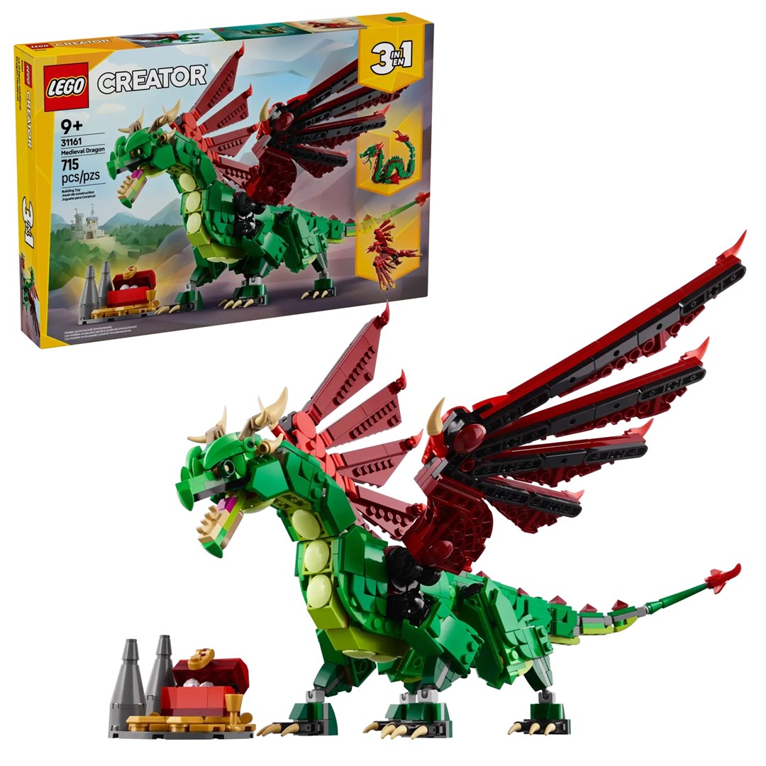 LEGO® Creator 3in1 Viduramžių drakonas (31161)