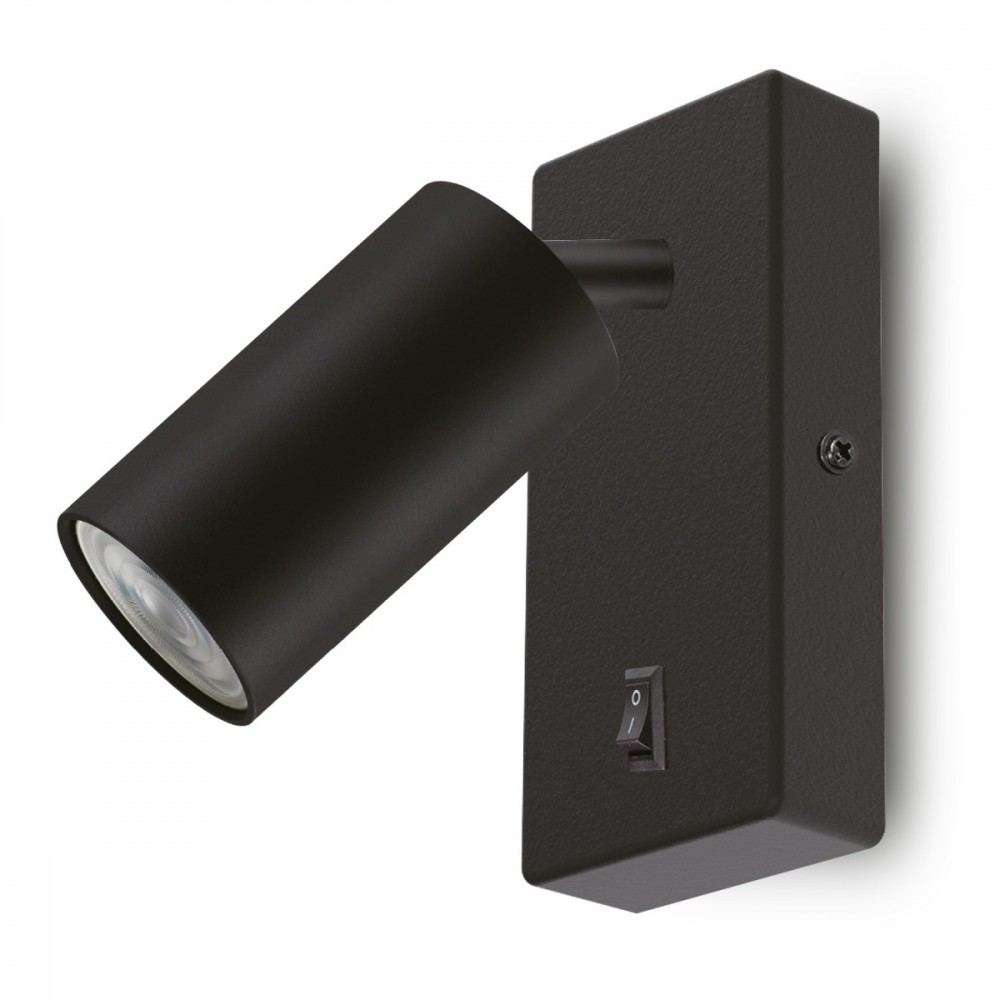 MACLEAN GU10 wall lamp, with switch