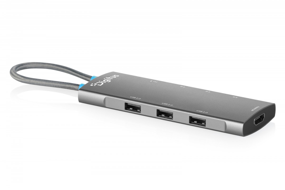 Digitus USB-C docking station, 8-port |