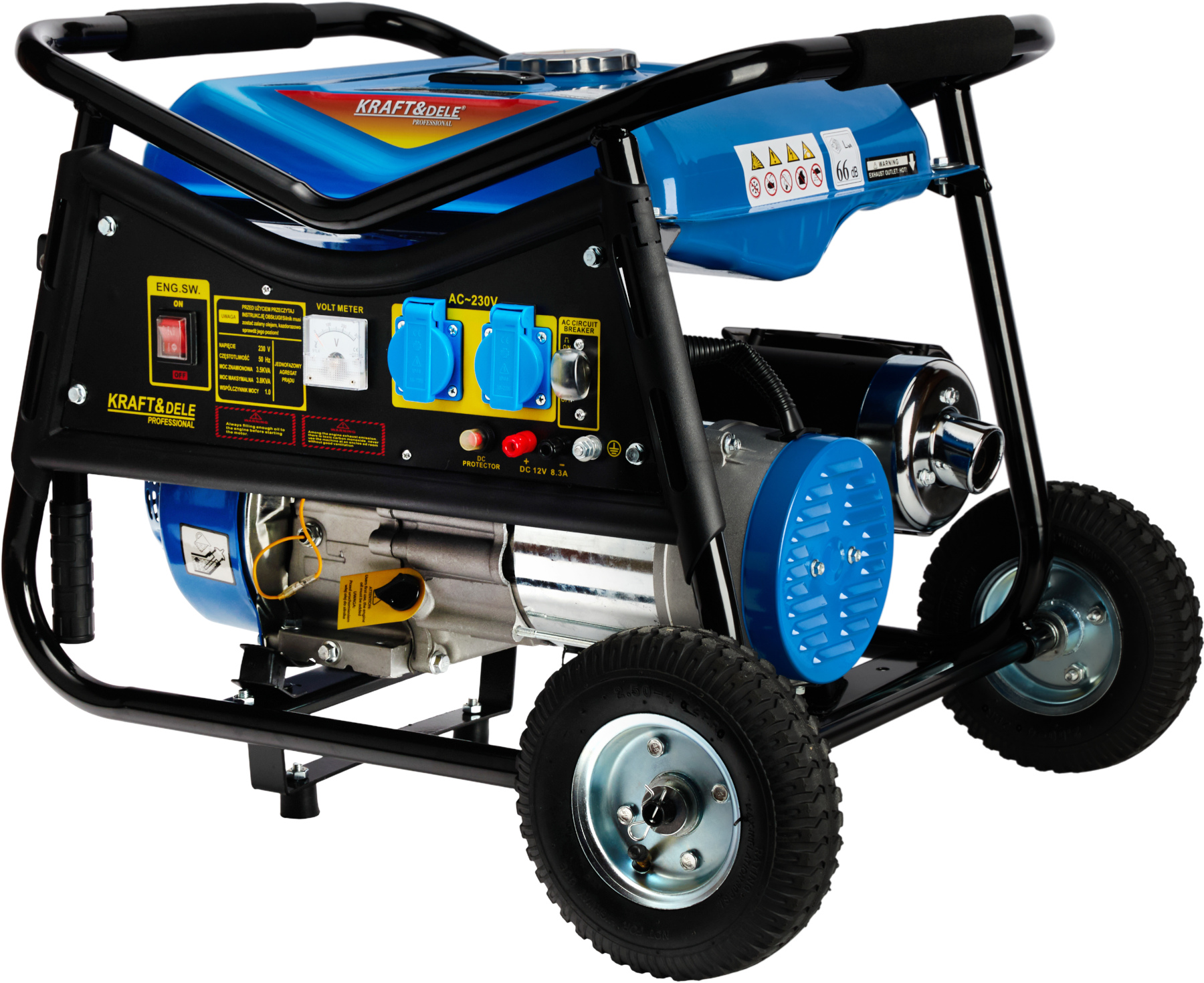 KRAFT&DELE Elektroģenerators, 3kW, benzīns, Kraftdele KD142