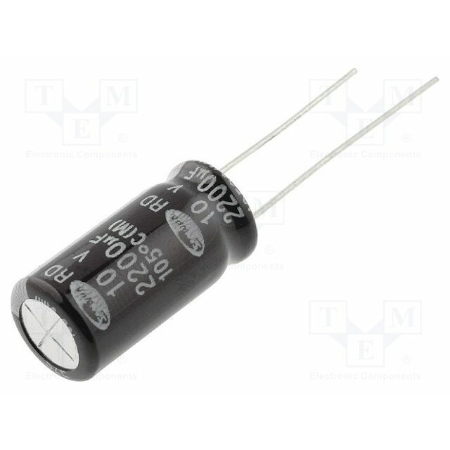 SAMWHA Capacitor: electrolytic; THT; 2200uF; 10VDC