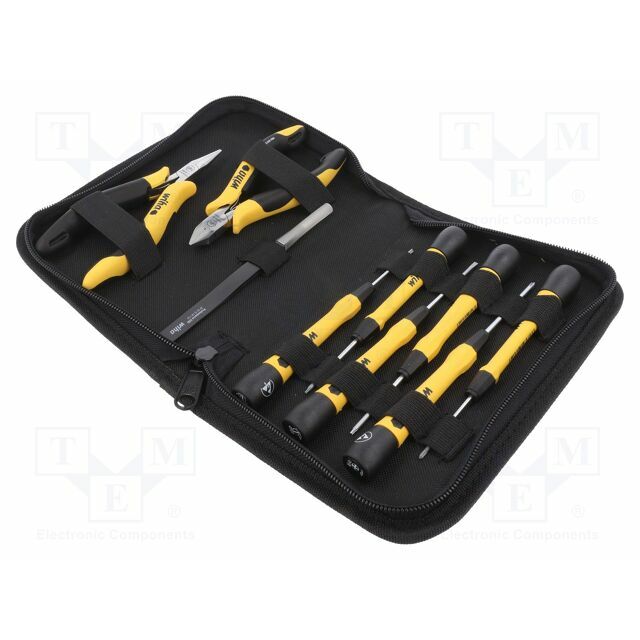 Tools set: general purpose; case; ESD