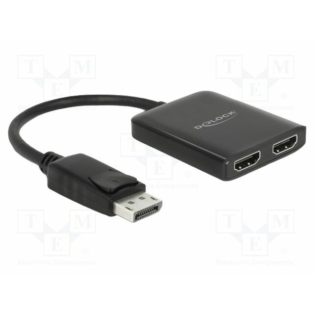 Adapter; DisplayPort plug,HDMI socket x2