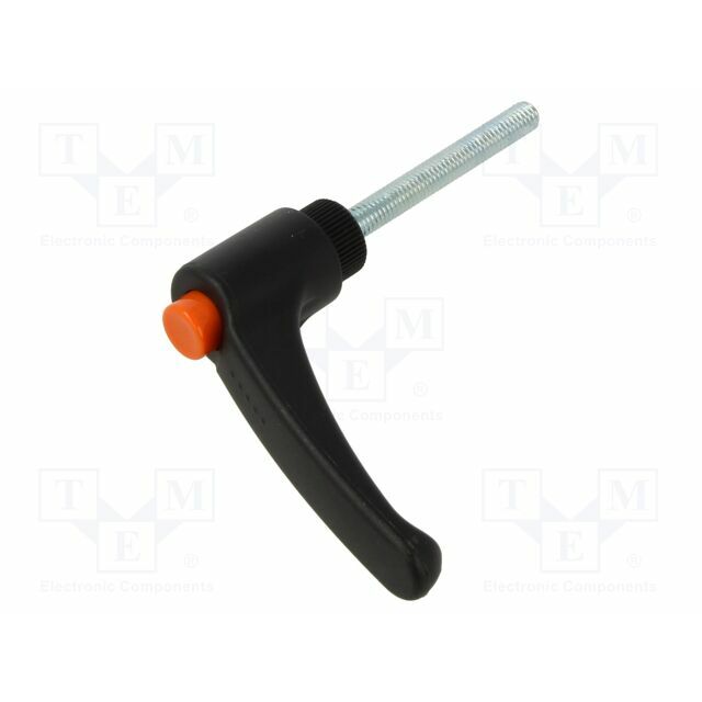 ELESA+GANTER Lever; adjustable; Thread len: 50mm