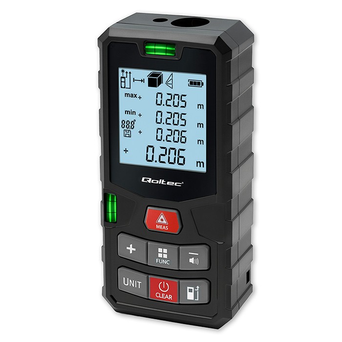 Qoltec High-Precision Laser Distance Meter with