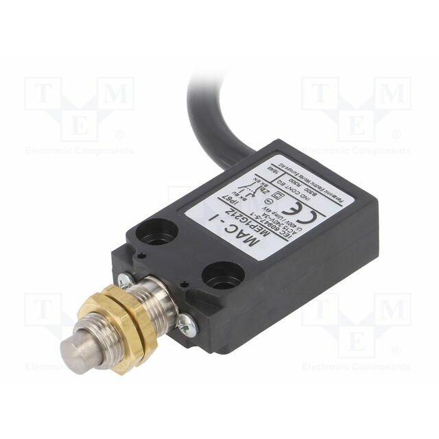 PANASONIC Limit switch; pin plunger Ø8mm