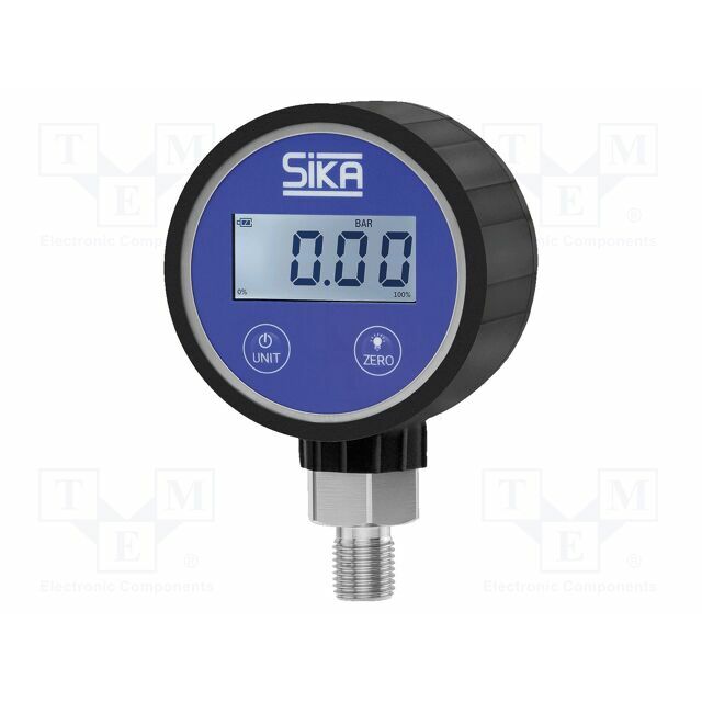SIKA Digital pressure gauge; 0÷160bar; Thread: