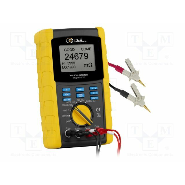 PCE INSTRUMENTS Milli-ohm meter; LCD 3
