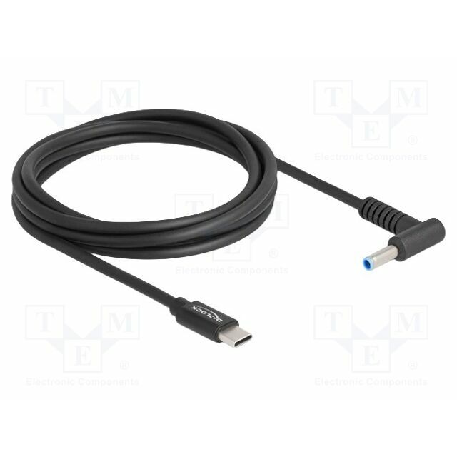 Cable; USB C plug,DC 4