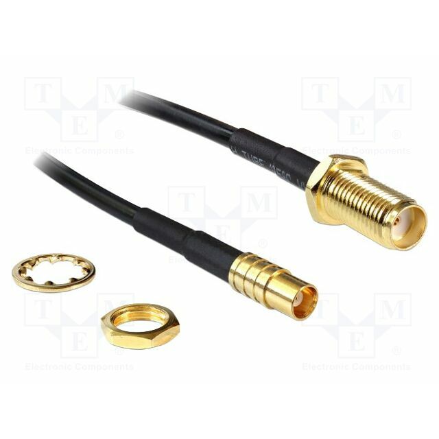 Cable; 200mm; MCX female,SMA female