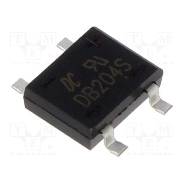 DC COMPONENTS Bridge rectifier: single-phase; Urmax: