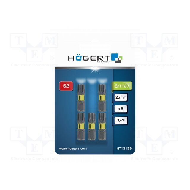 HÖGERT TECHNIK Screwdriver bit; Torx®; TX27