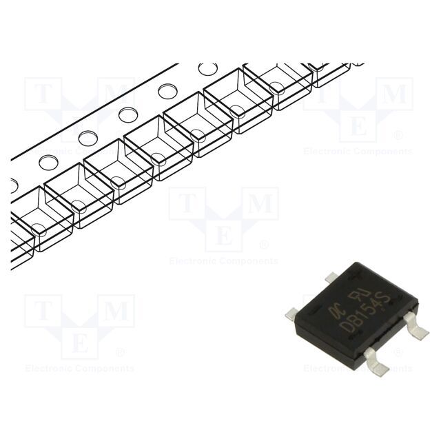 DC COMPONENTS Bridge rectifier: single-phase; Urmax: