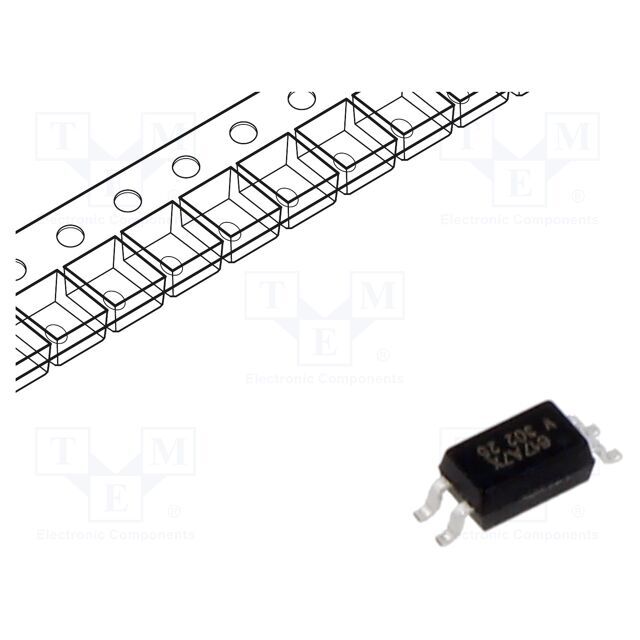 VISHAY Optocoupler; SMD; Ch: 1; OUT: