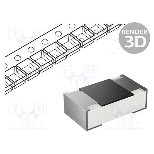 KOA Resistor: thin film; 100Ω; SMD