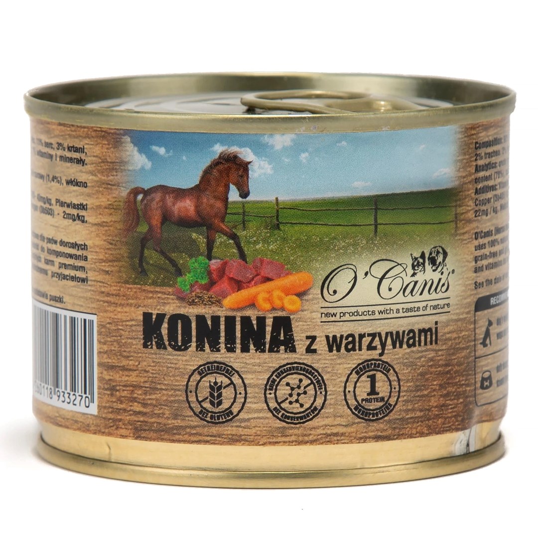 O`Canis O`CANIS Horse meat with vegetables