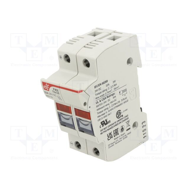 DF ELECTRIC Fuse holder; 10x38mm; 32A