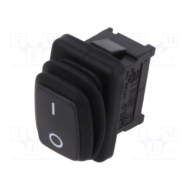 ZF ROCKER; SPST-NO; Pos: 2; OFF-ON
