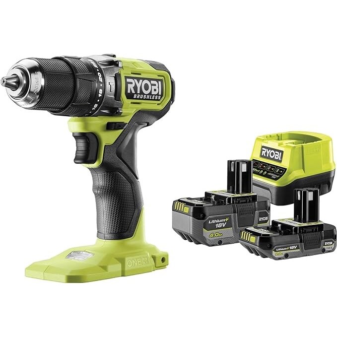 RYOBI Cordless Hammer Drill Driver RPD18BL-2C42S